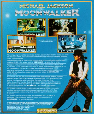Moonwalker (1989)(US Gold)[cr NPS] box cover back
